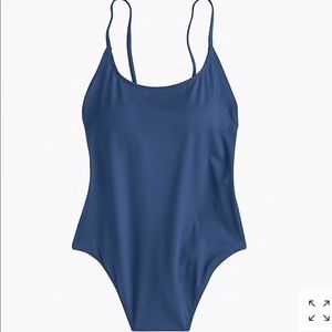 NWT J Crew One piece swim “Playa” in Marine Sz M